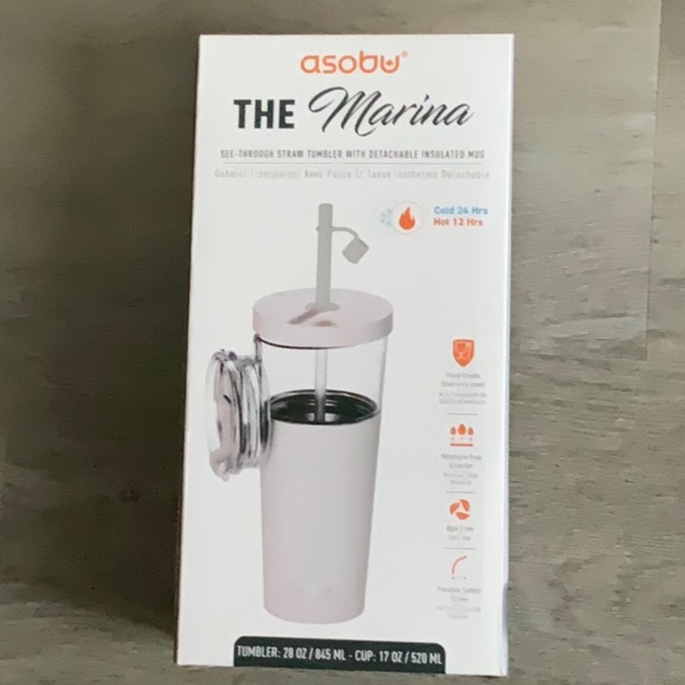 ASOBU NIKE The Marina Tumbler with Insulated Mug.  NWT Limited Edition